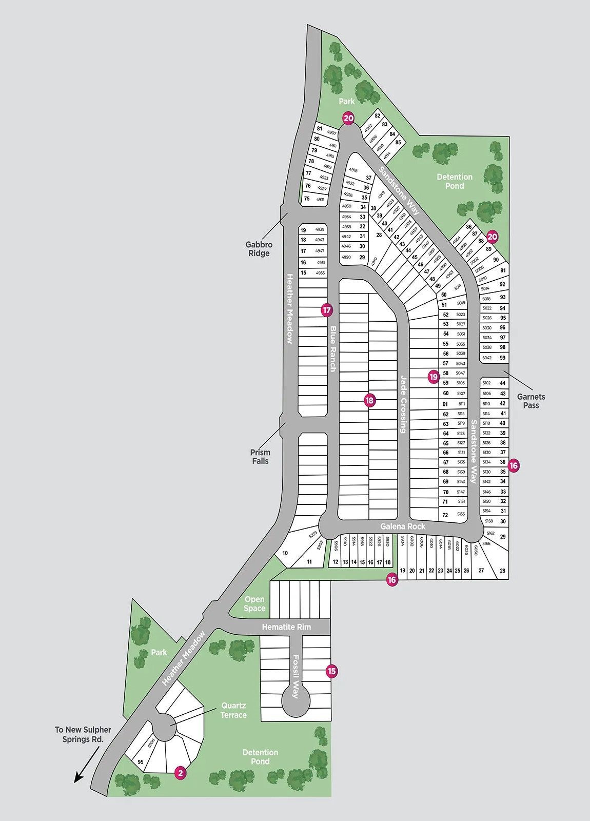 Blue Ridge Ranch site plan