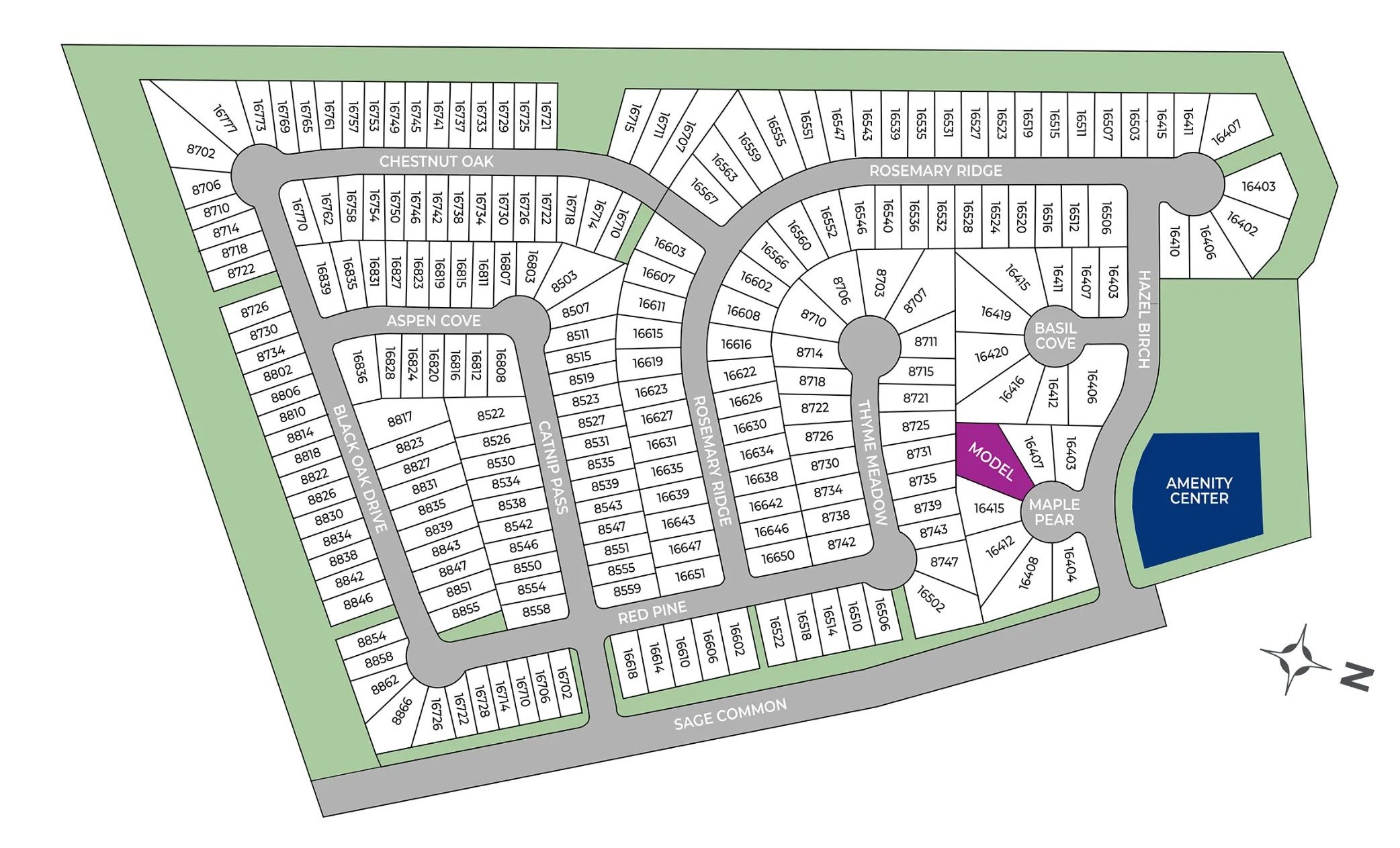 Hickory Ridge site plan