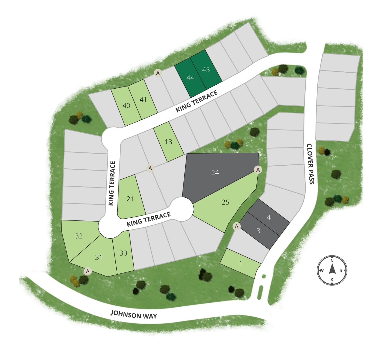 The Johnson Ranch Community site plan