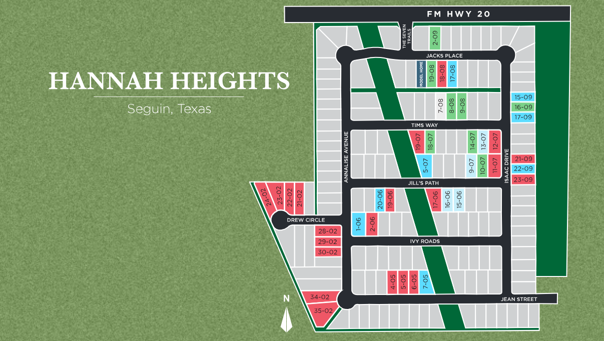 Hannah Heights site plan