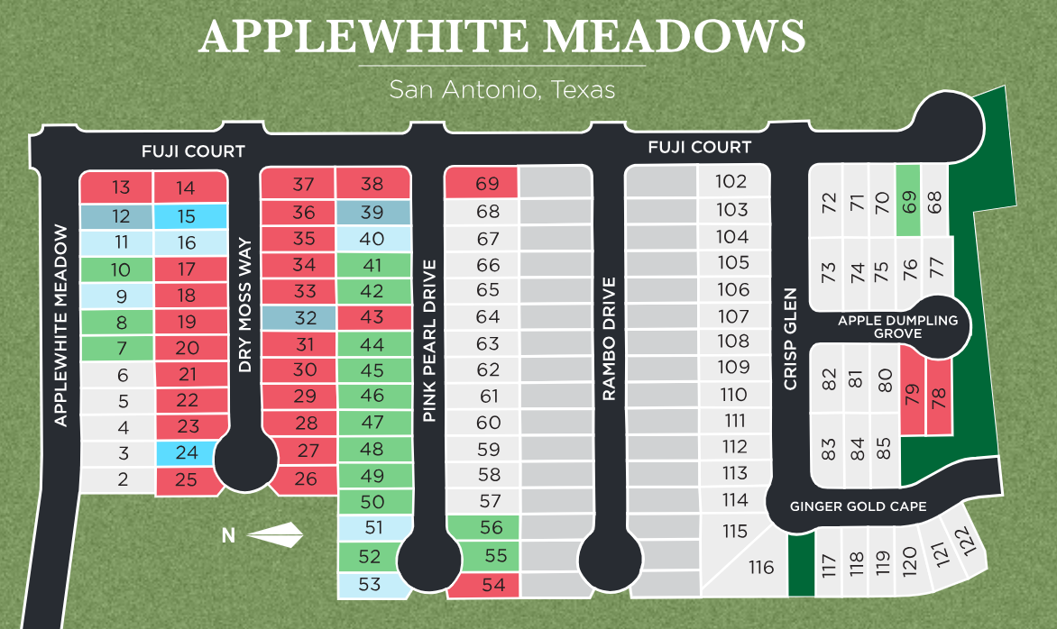 Applewhite Meadows site plan