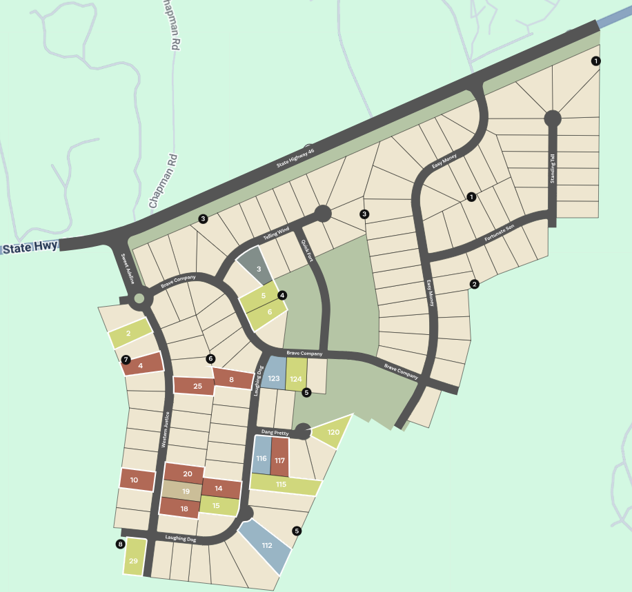 George's Ranch site plan