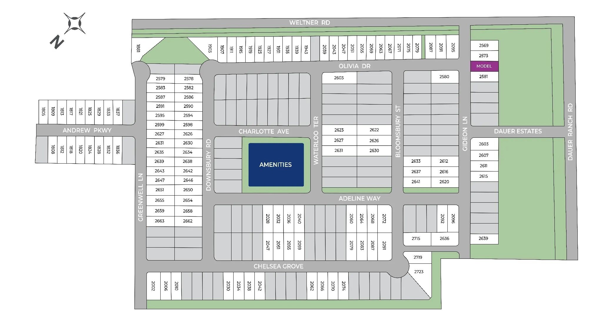 Dauer Ranch site plan