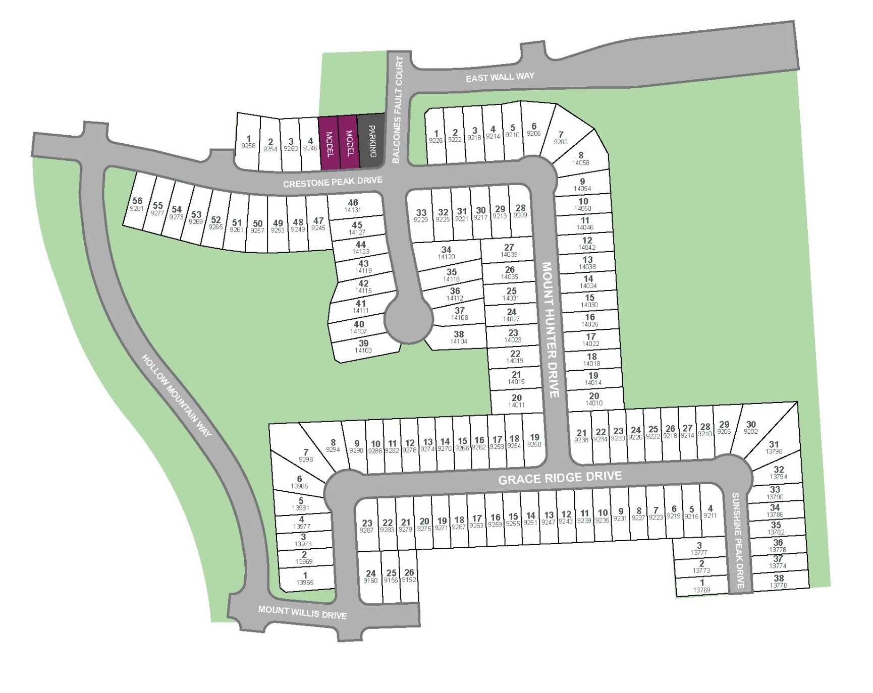 Ridgeland Hills site plan