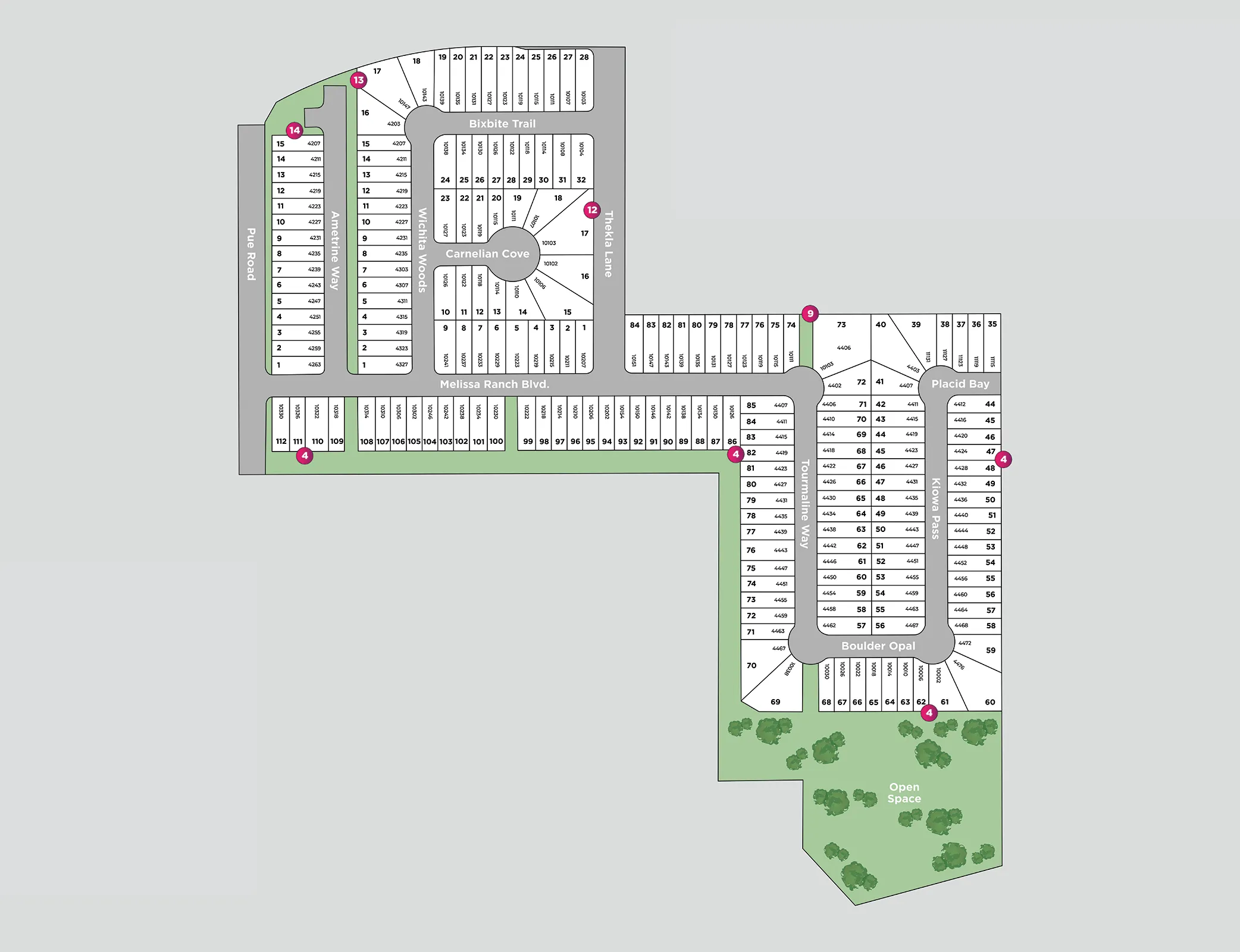 Melissa Ranch site plan