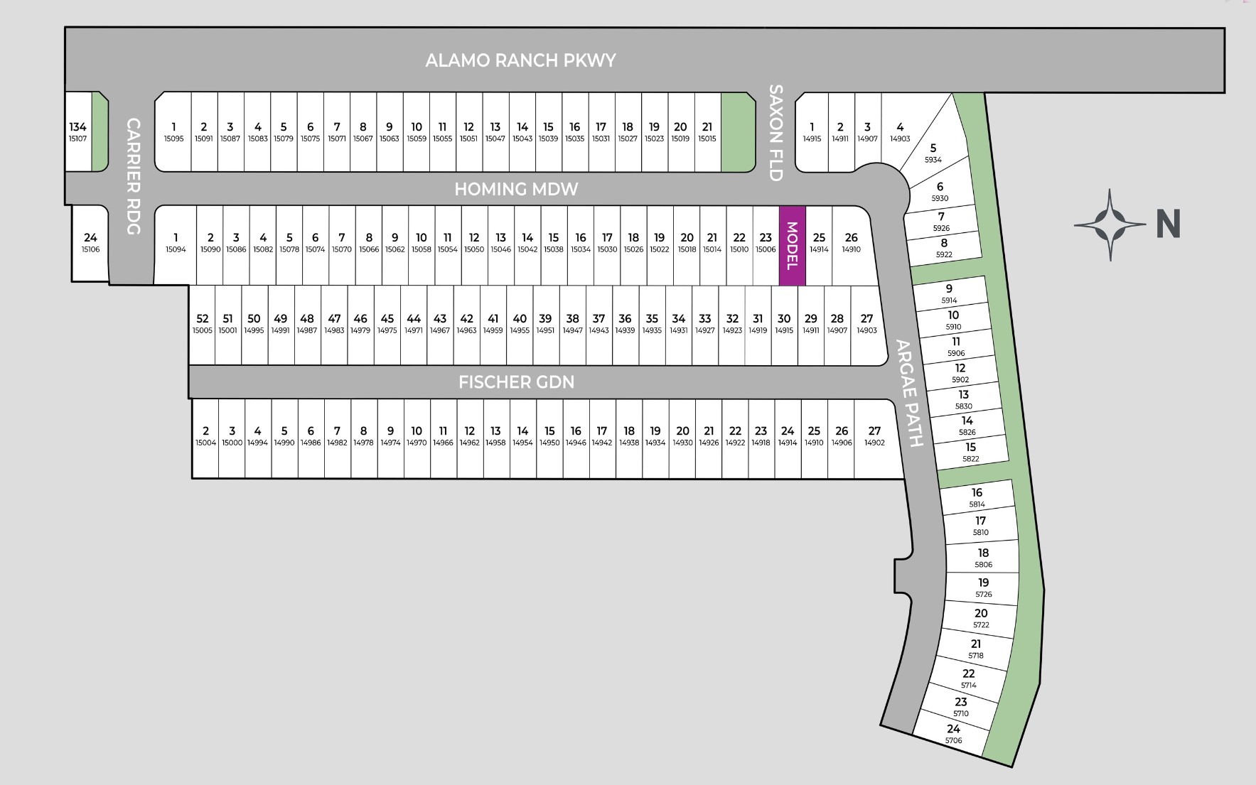 Timber Creek site plan