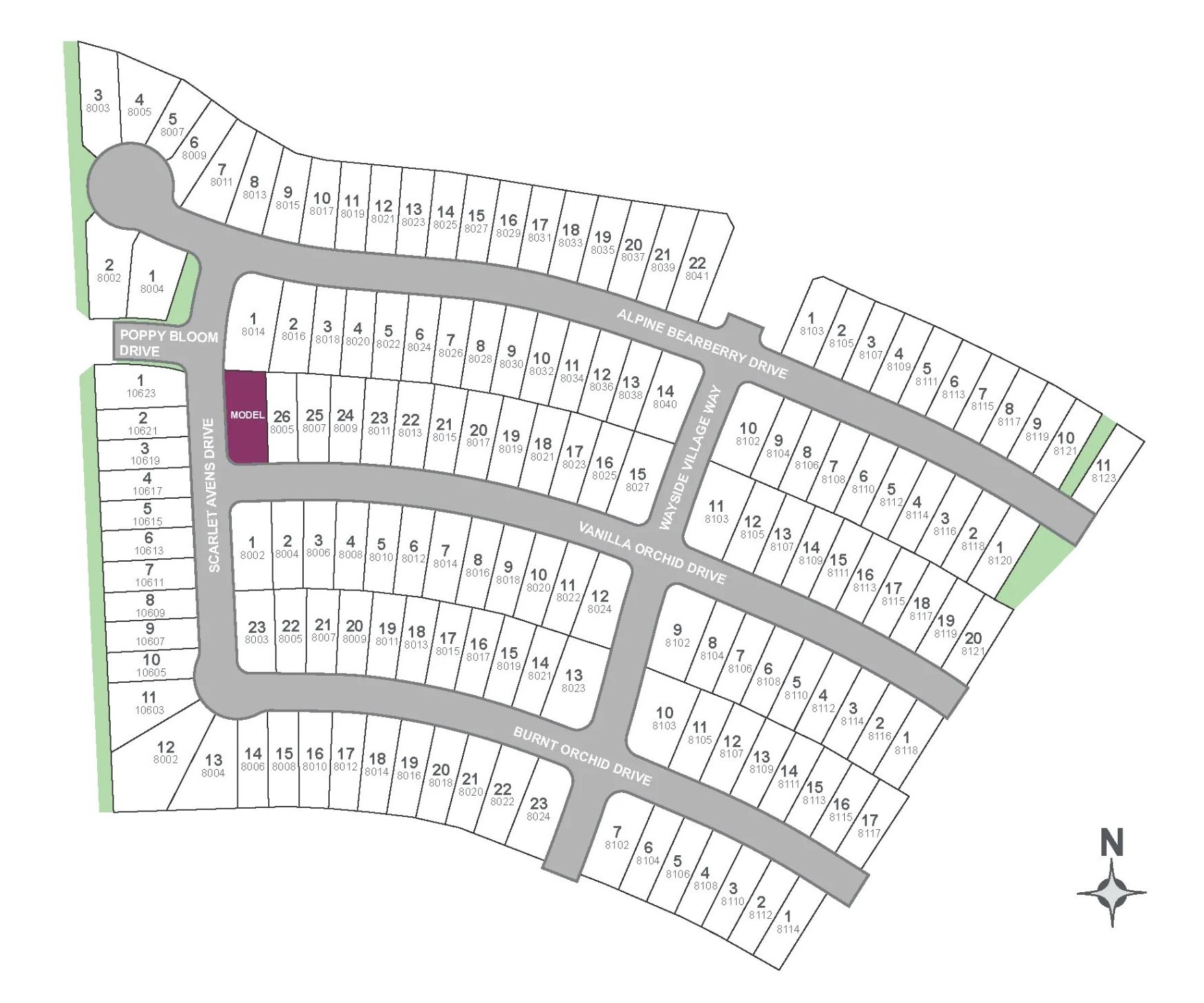 Wayside Village site plan