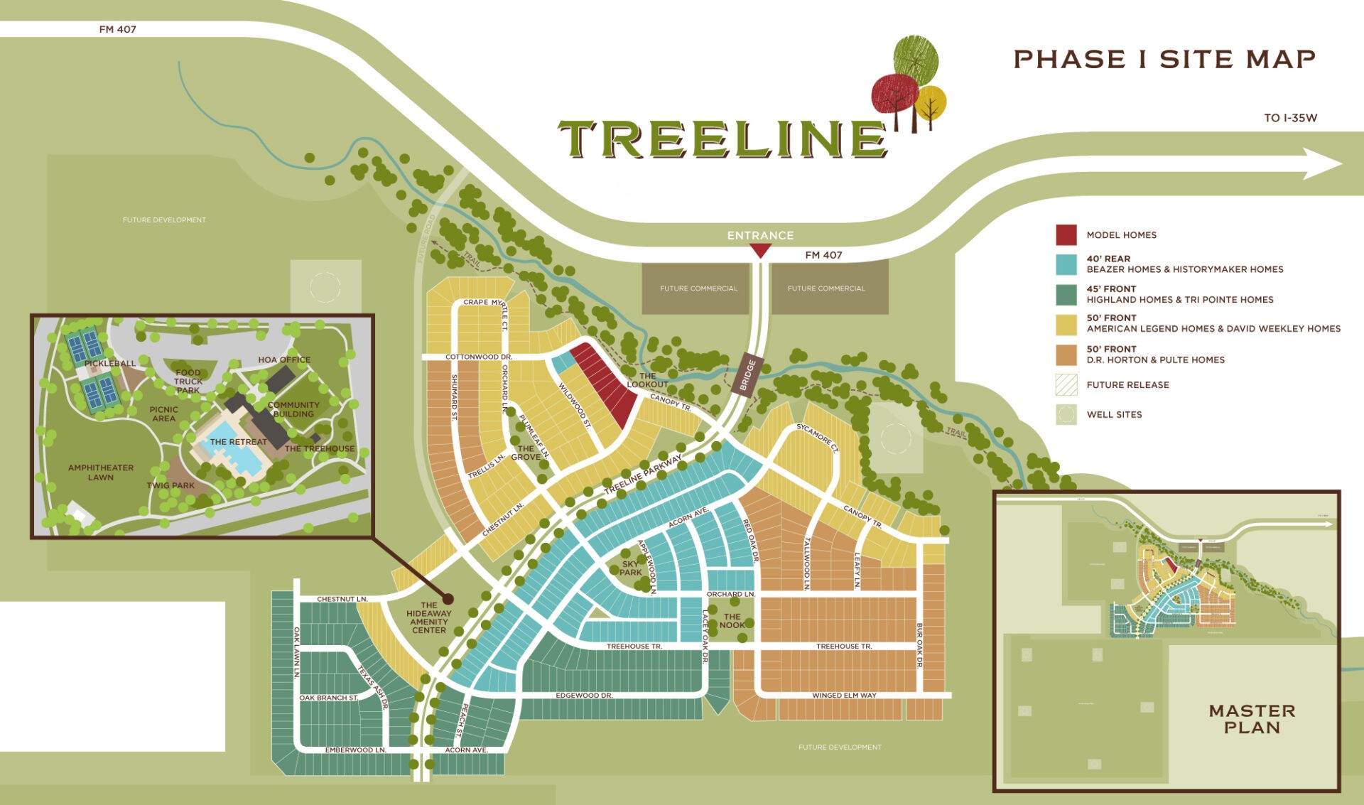 Treeline site plan