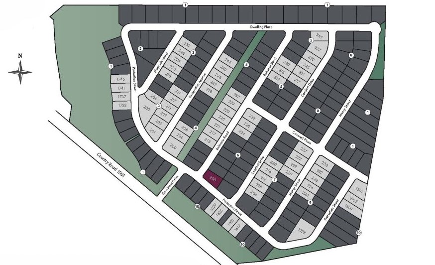 Still Water Lake site plan