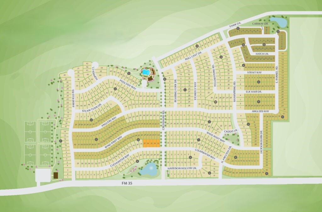 Creekshaw site plan
