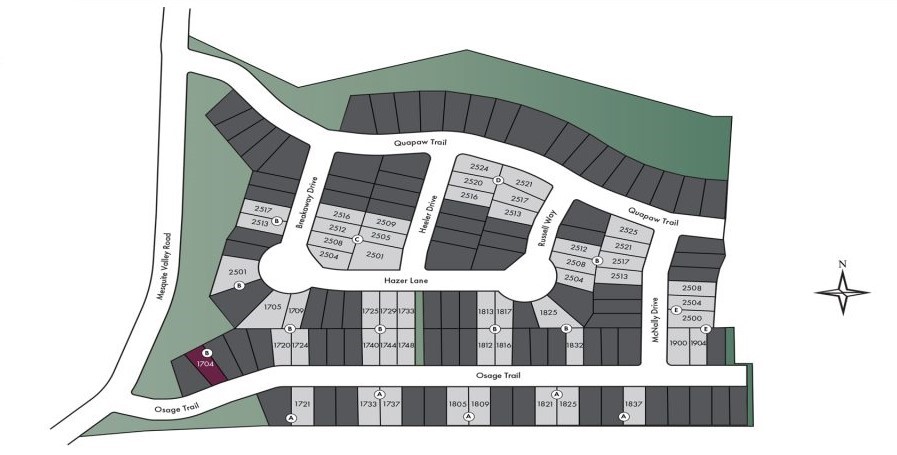 ValleyBrooke site plan