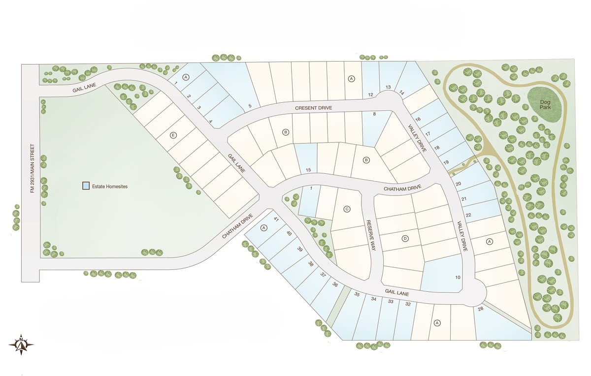 Chatham Reserve site plan