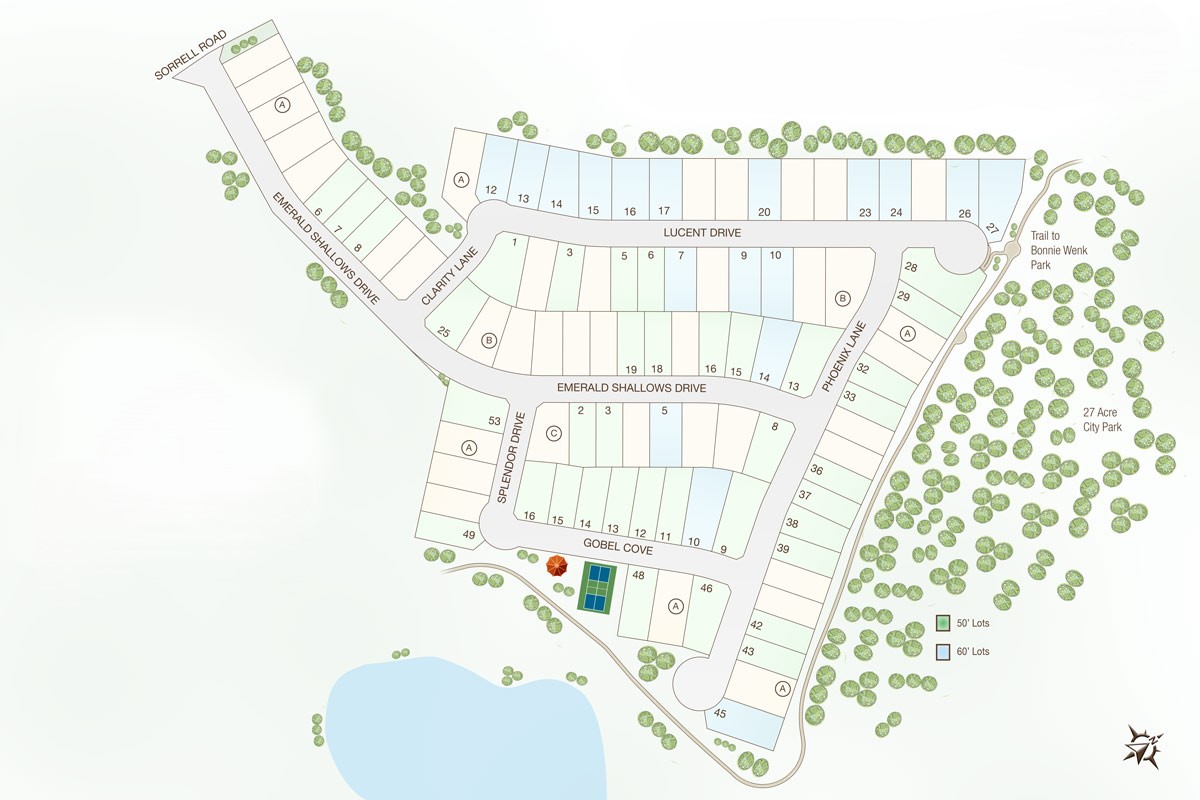 Providence Cove site plan
