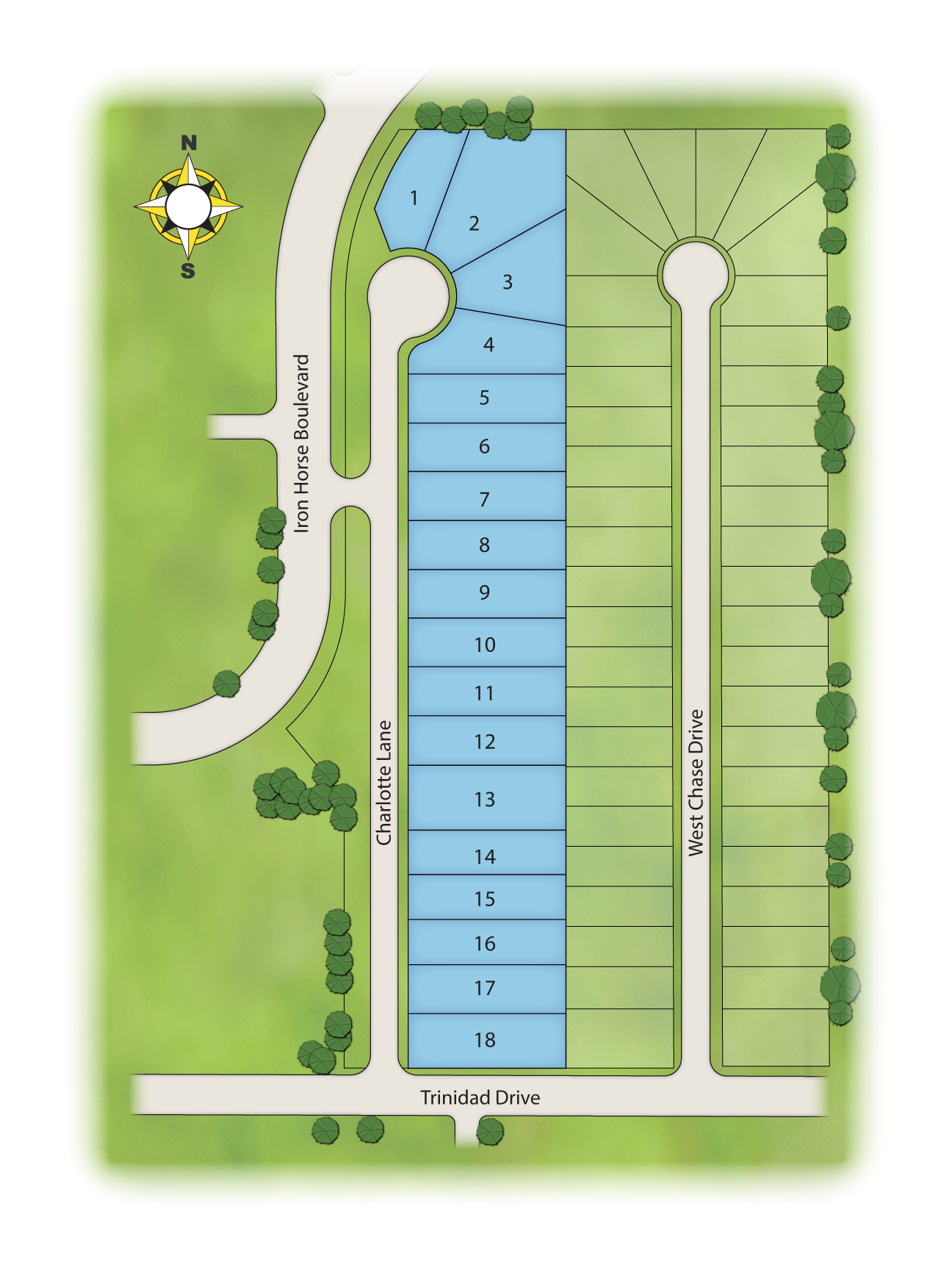 Cambridge Manor site plan