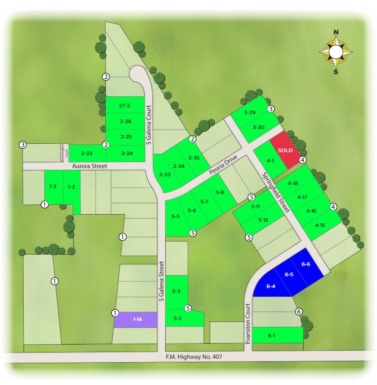 Settler's Glen site plan