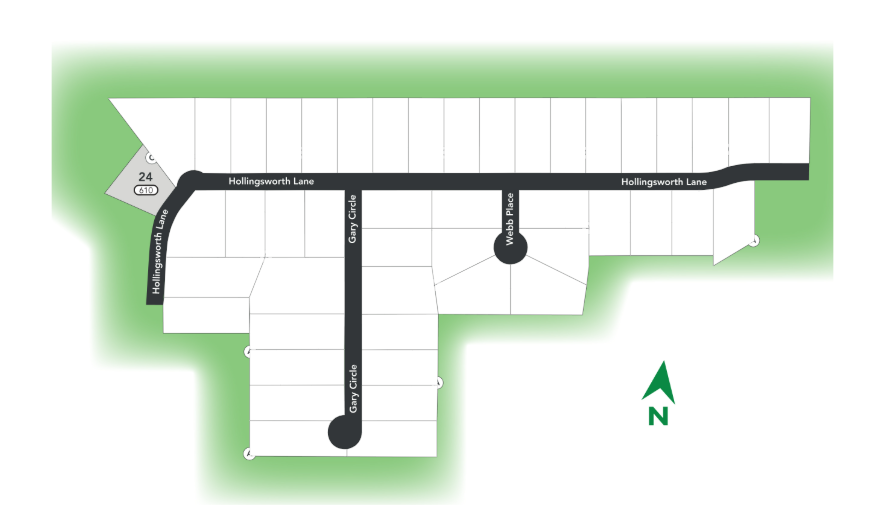 Hampton Park Estates site plan