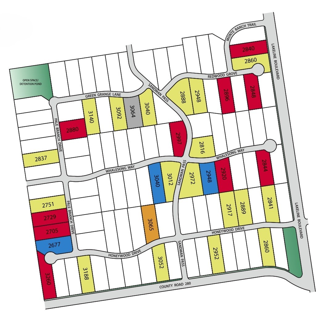 Leander Estates site plan