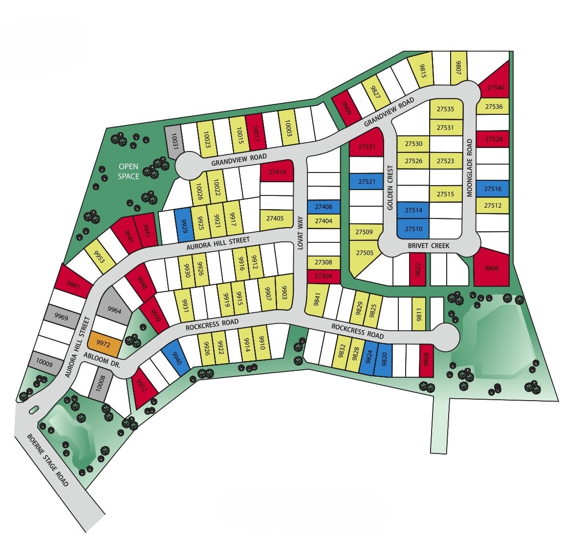 Windsong site plan