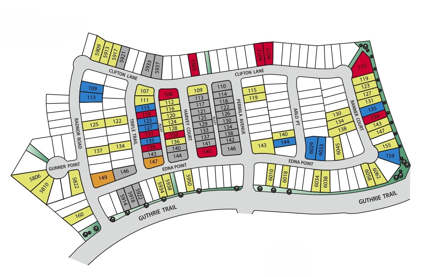 Mayfair site plan