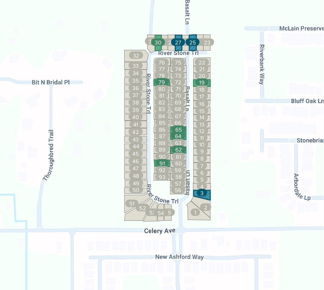 Estates at Rivercrest site plan