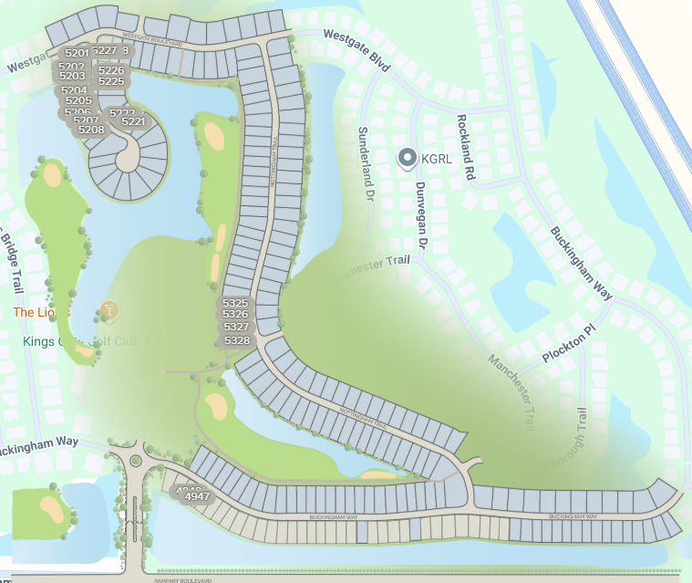 Kings Gate site plan