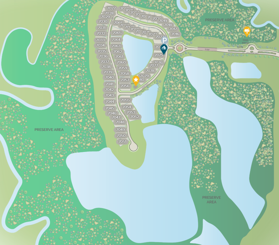 Creeks Edge at Twin Rivers site plan