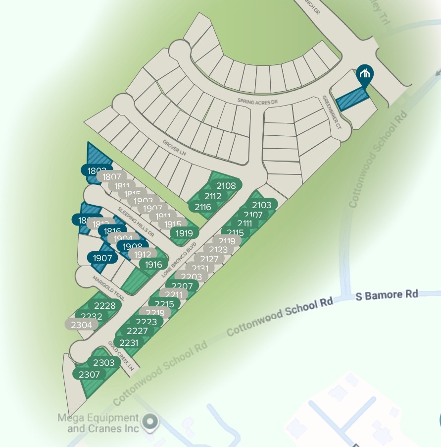 Hallimore Ranch site plan