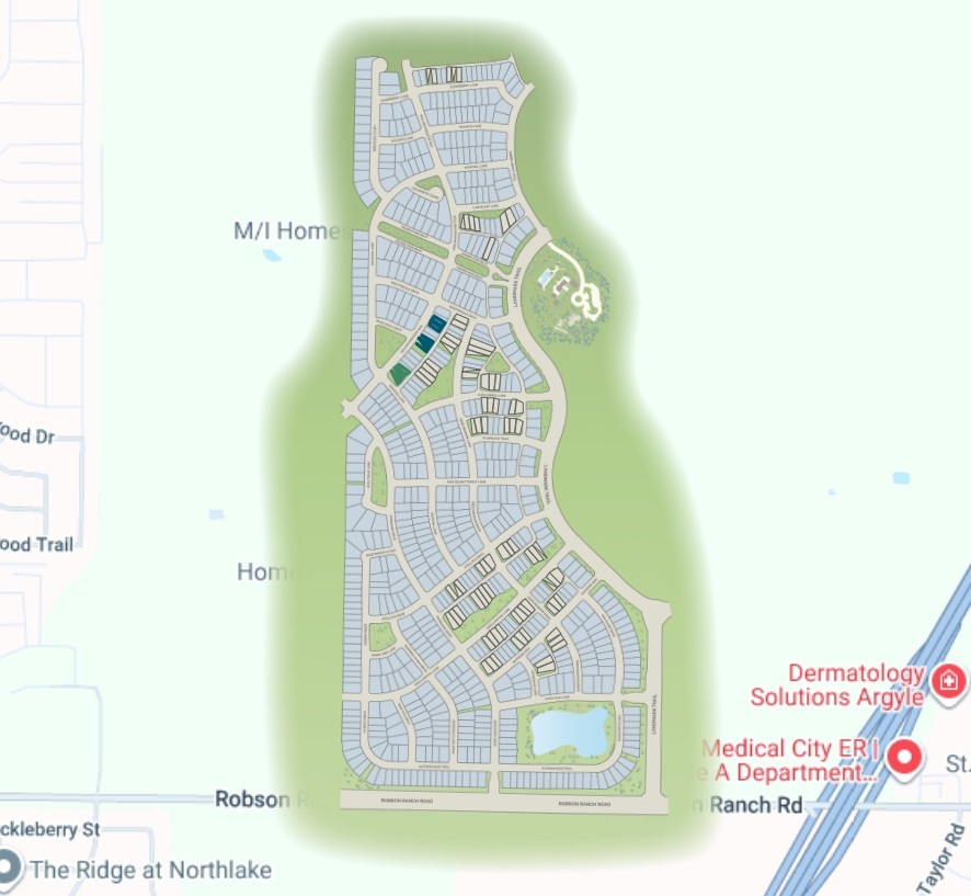 Landmark site plan