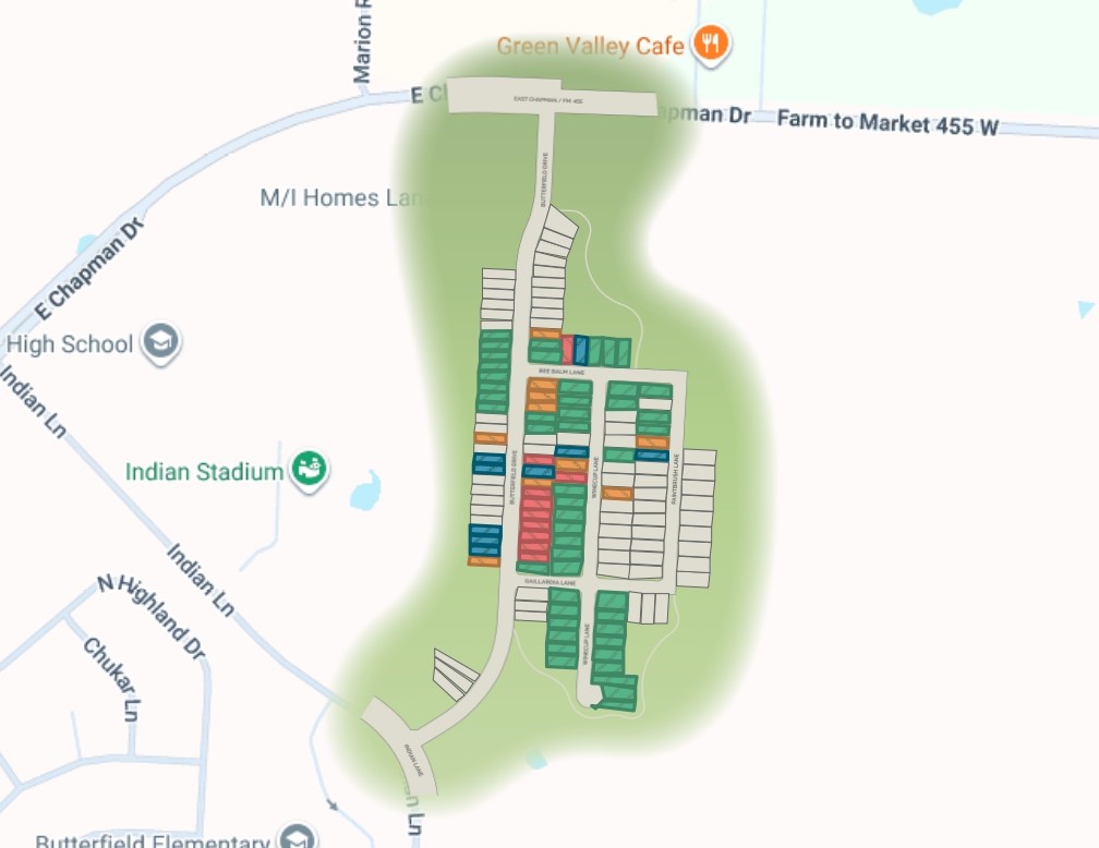 Lane Ranch site plan