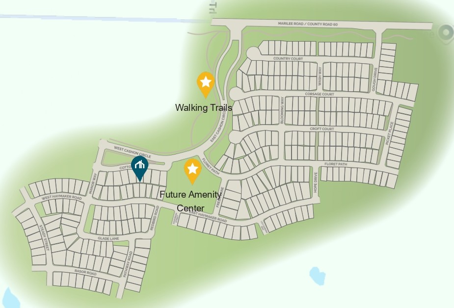Marilee site plan