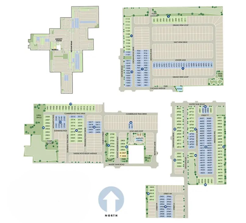 Hamilton Bluff site plan