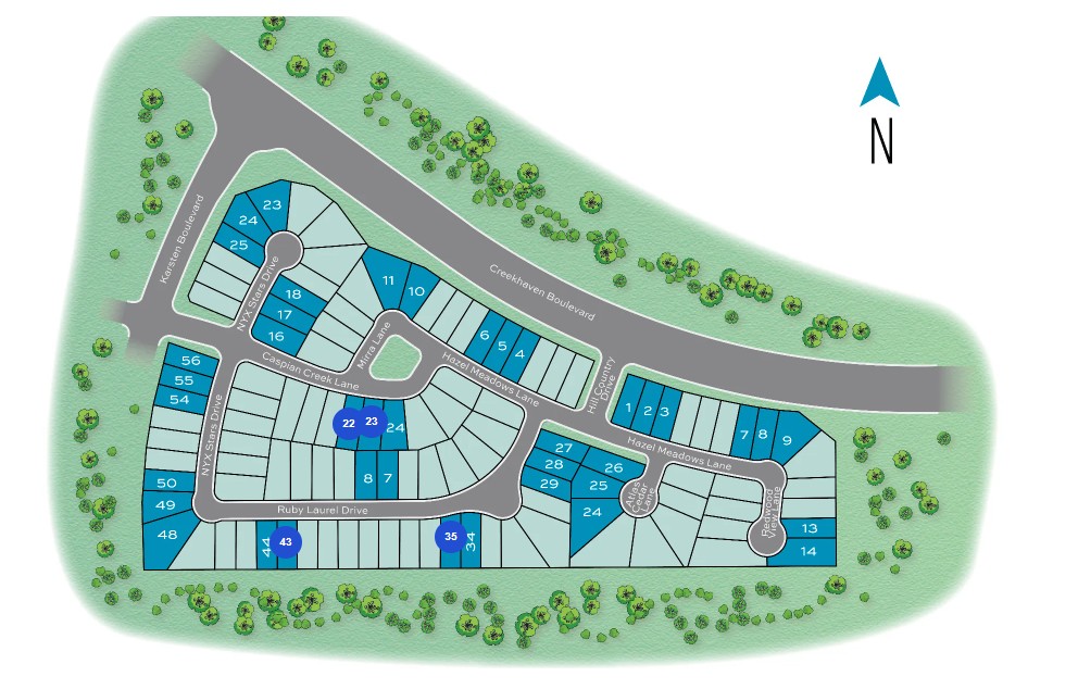 Creekhaven site plan