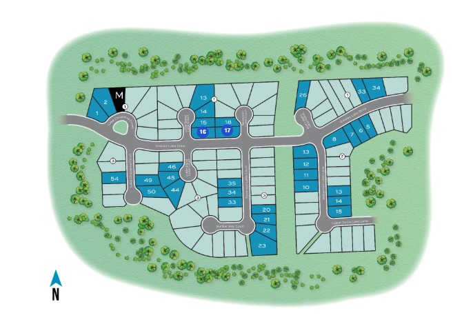 Katy Lakes site plan
