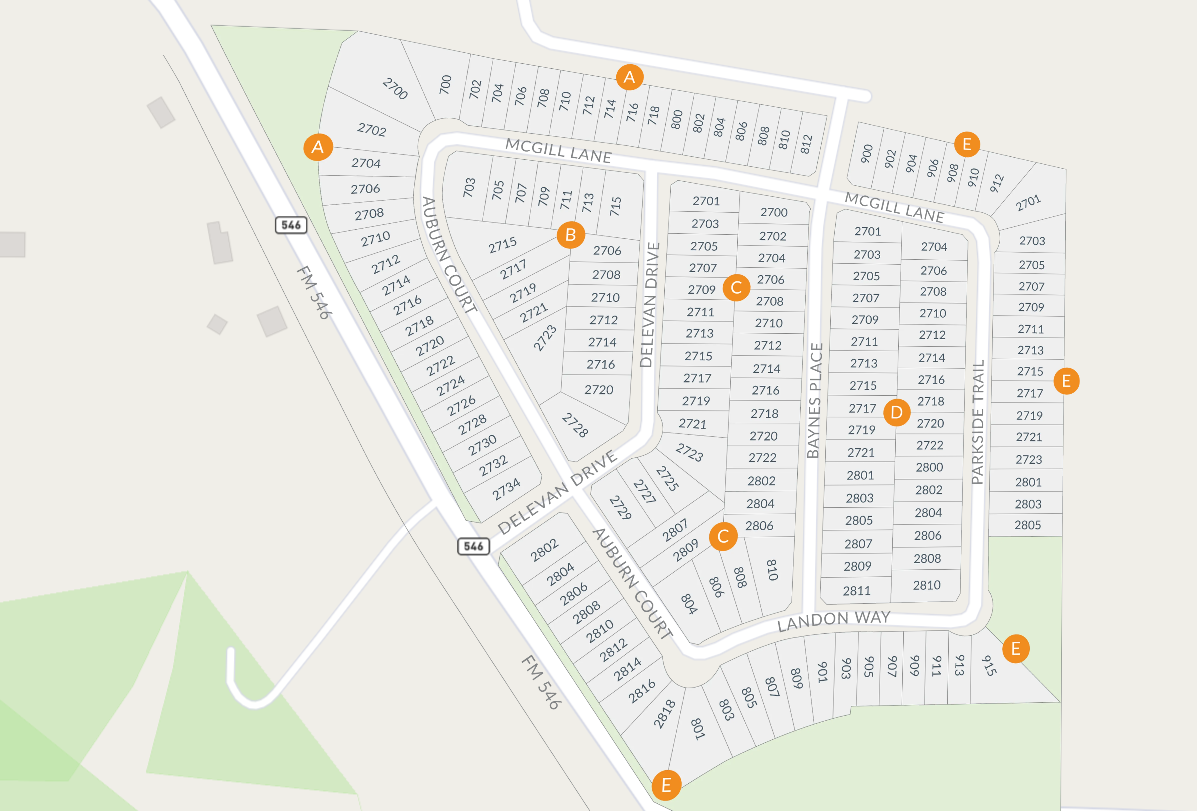 Lowry Trails site plan