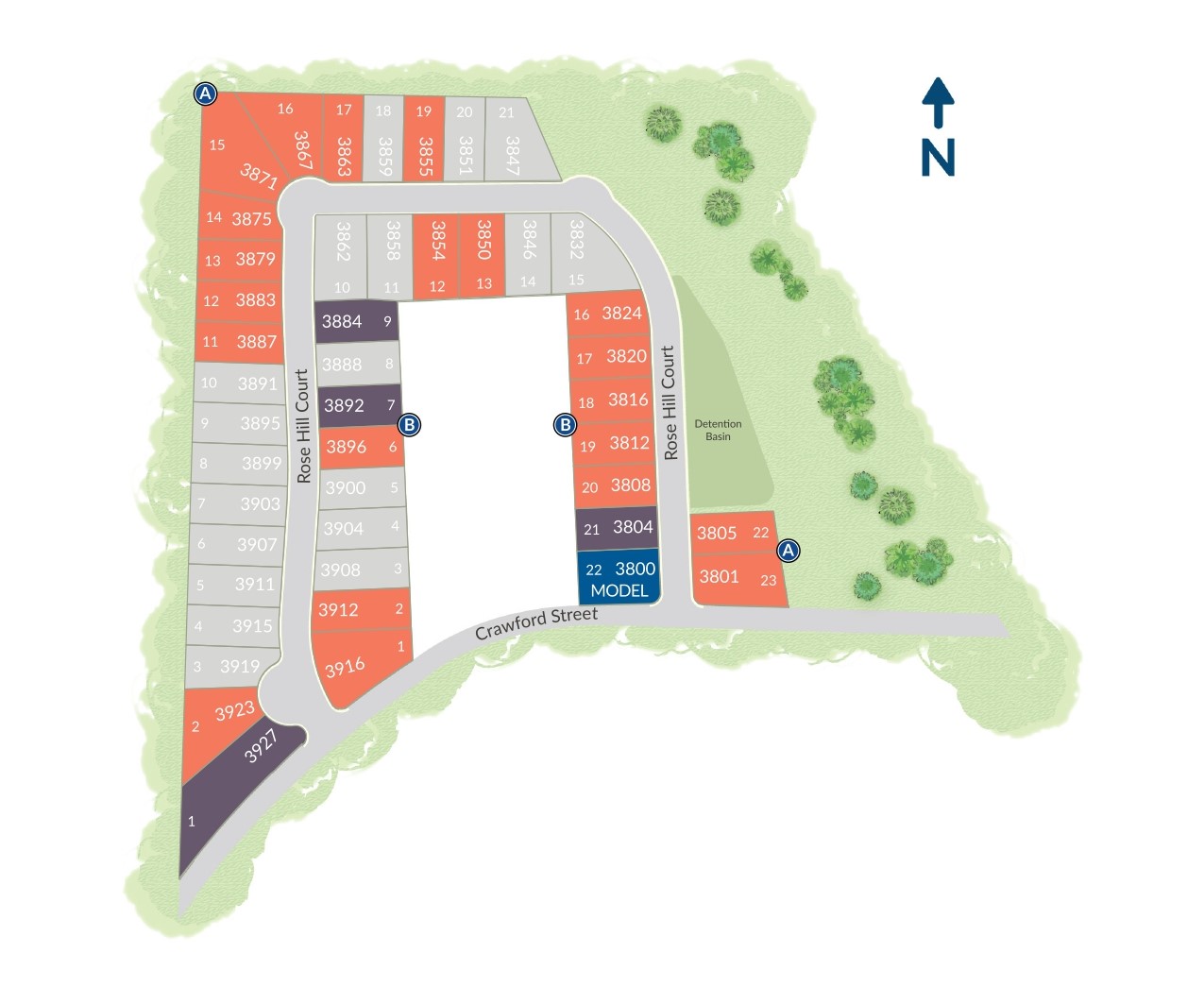 Rose Hill site plan