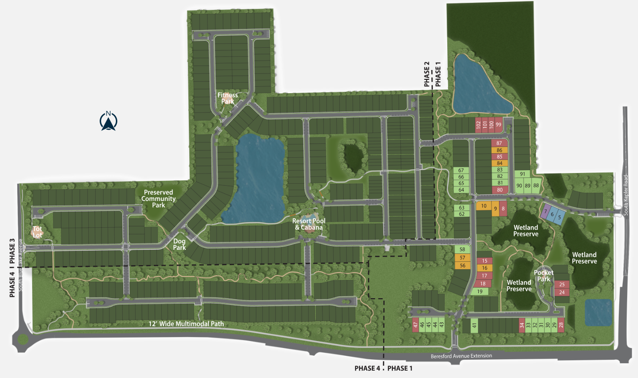 Trinity Gardens site plan