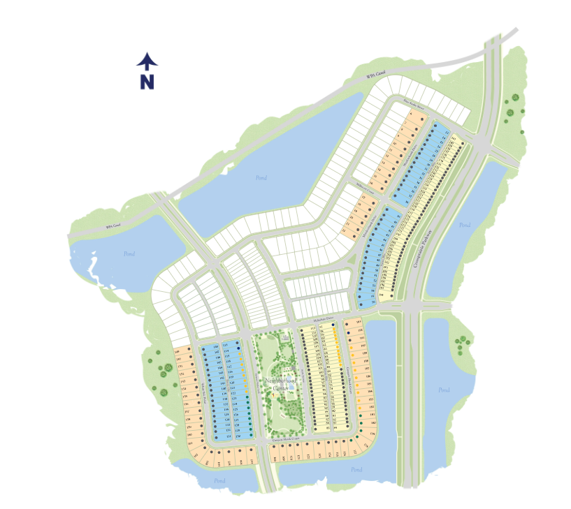 Palmeras at Crossprairie site plan