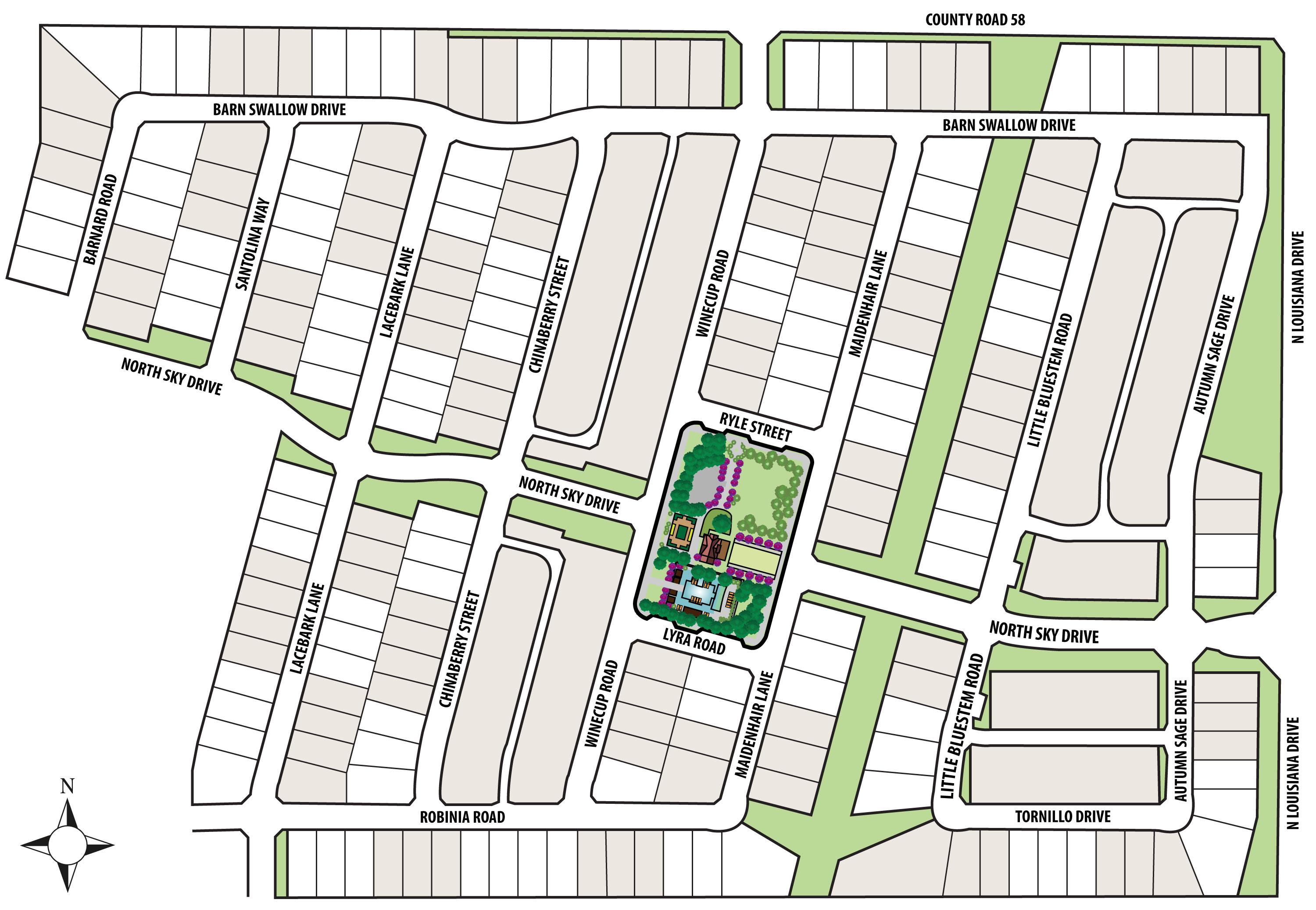 North Sky 65s site plan