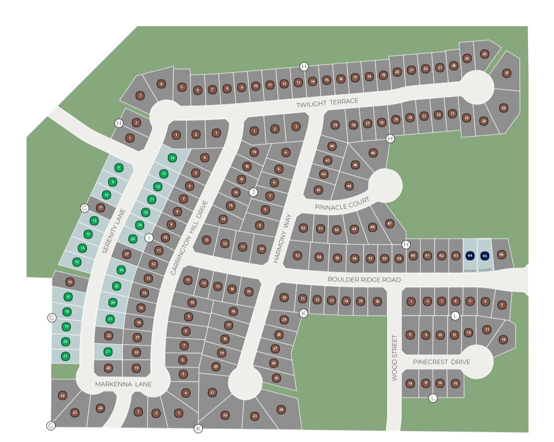 The Hills of Sherman site plan