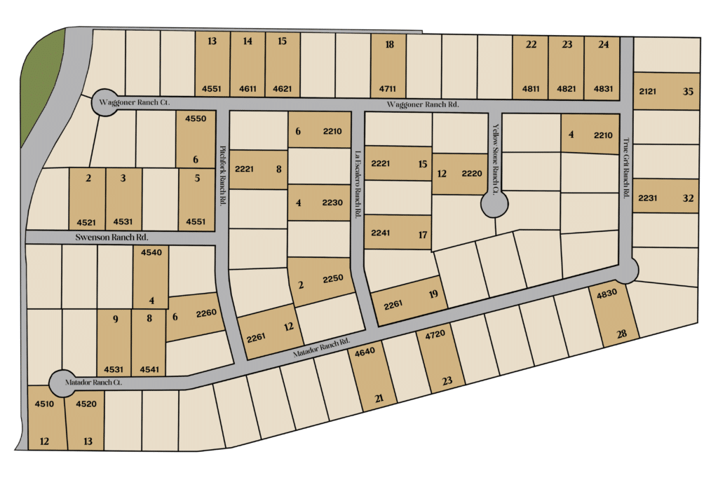Bison Meadows site plan