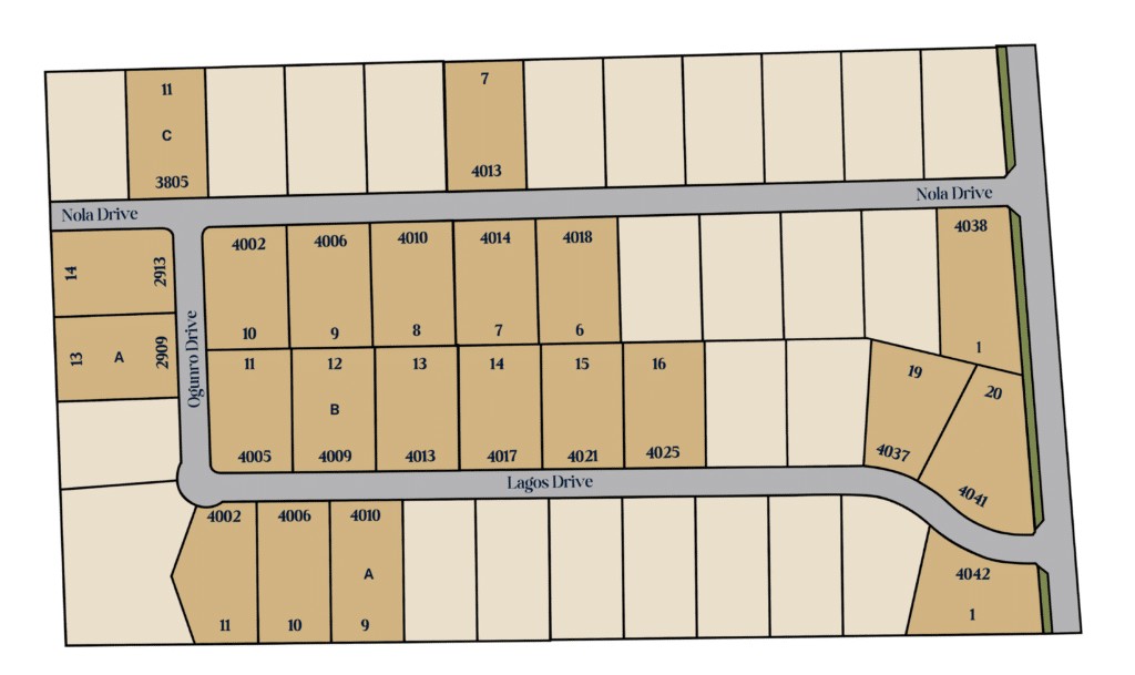 The Arbors Midlothian site plan