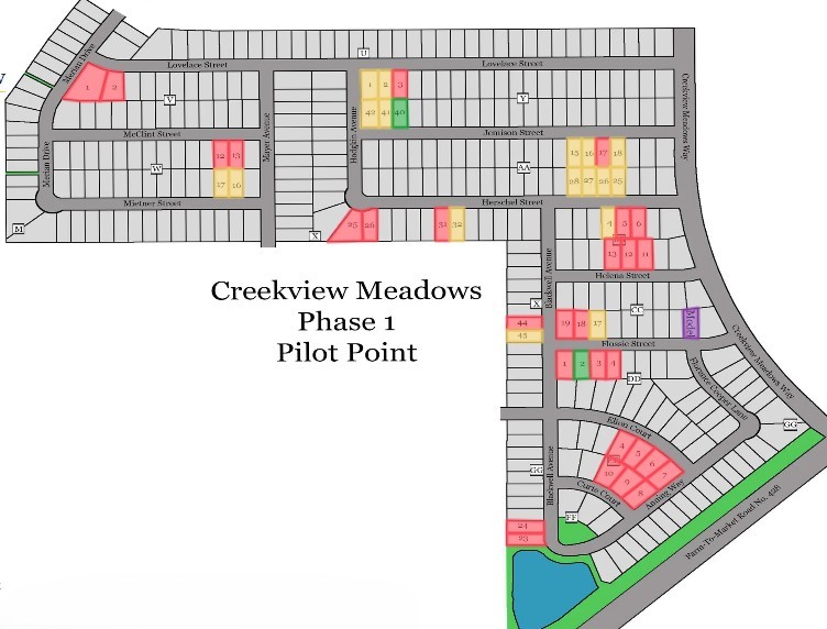 Creekview Meadows site plan