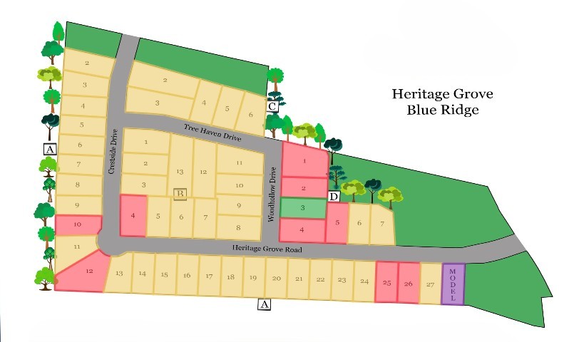 Heritage Grove site plan