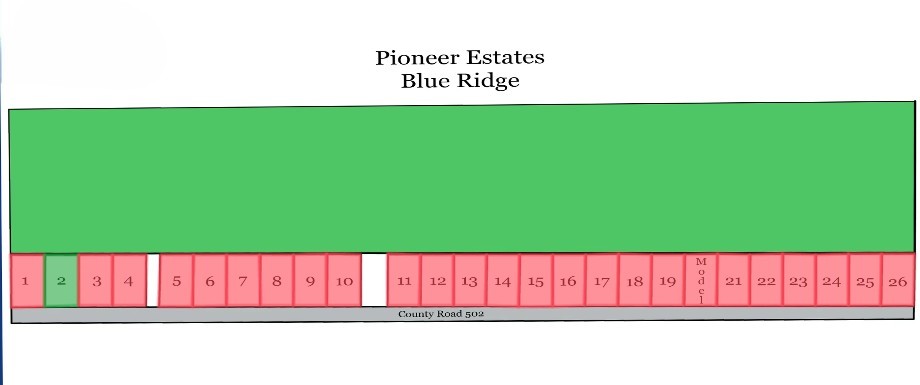 Pioneer Estates site plan