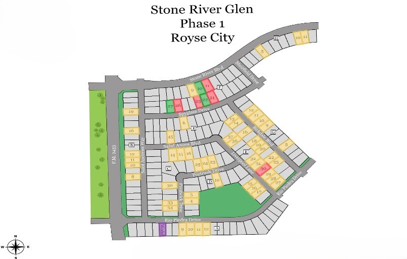 Stone River Glen site plan
