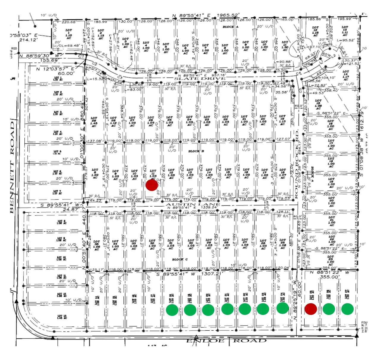 Corner Stone Ranch site plan