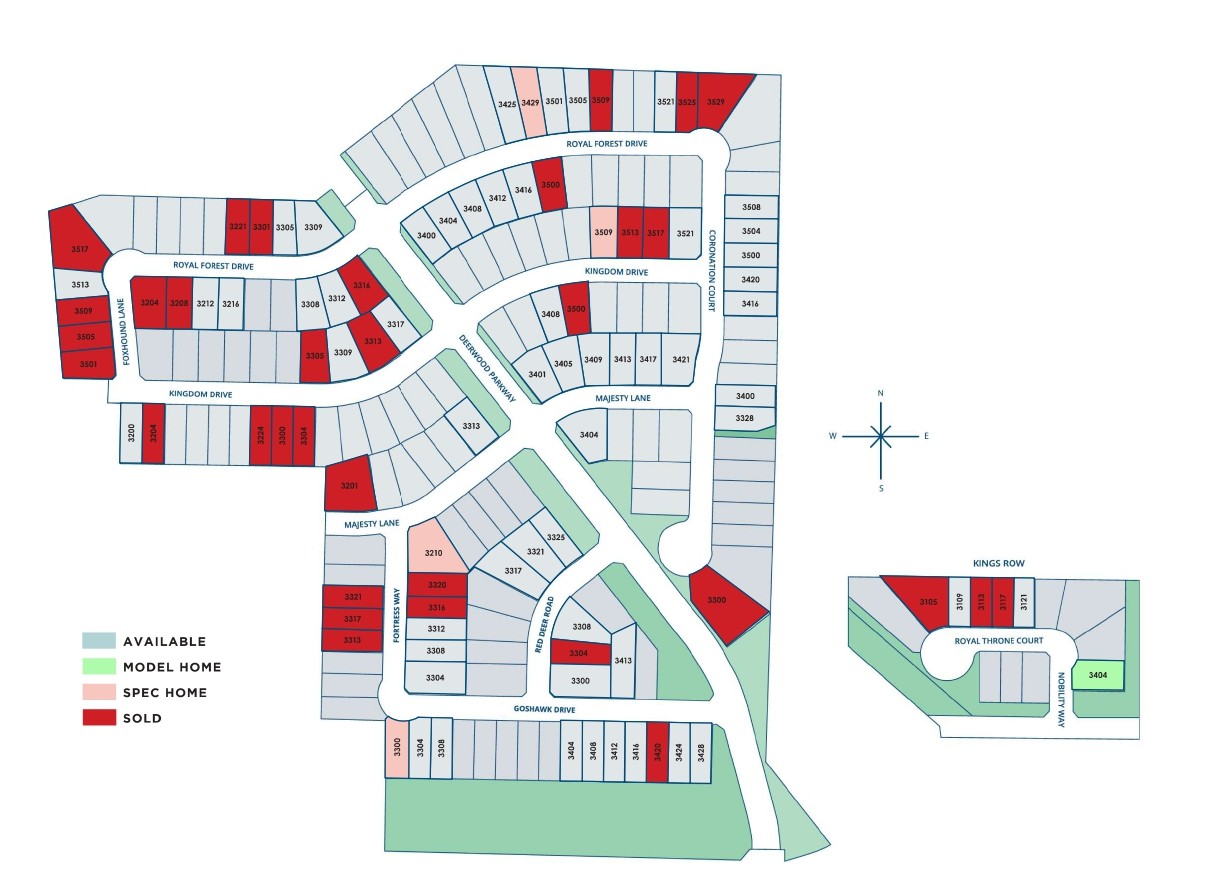 Kings Way site plan