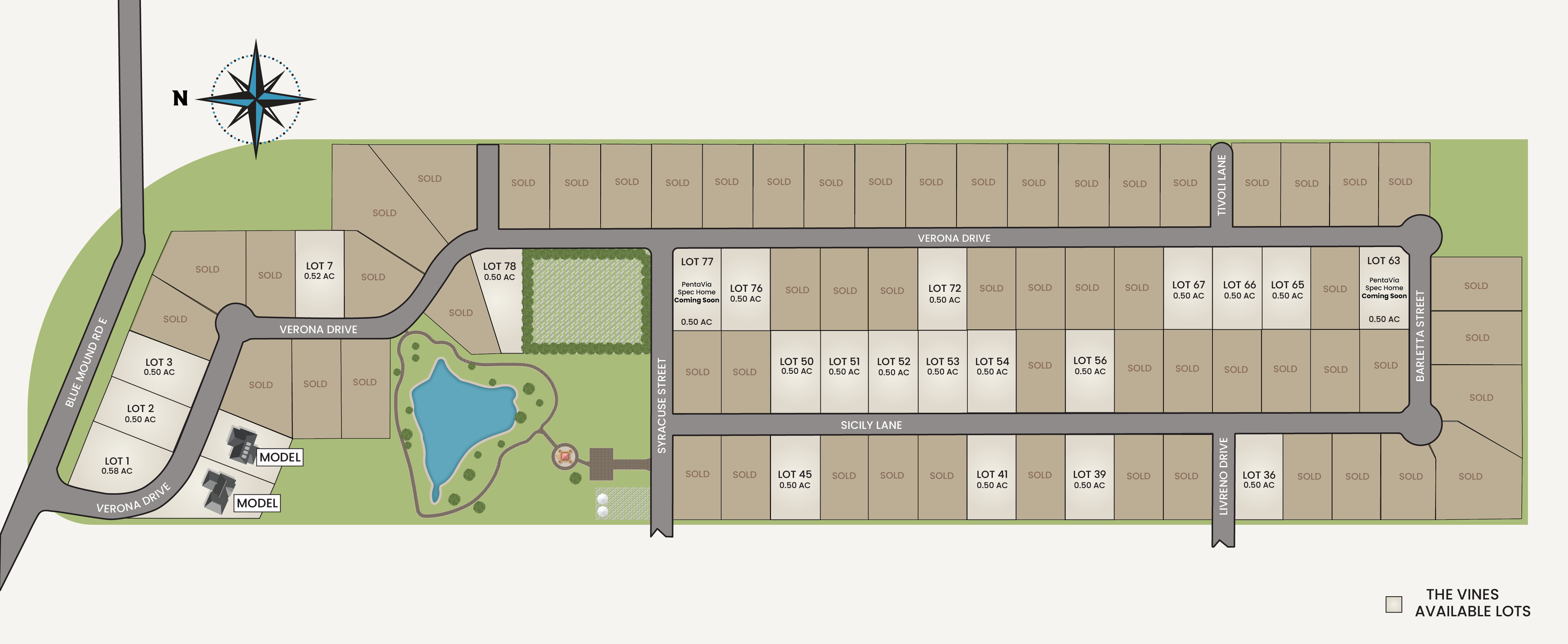 THE VINES site plan