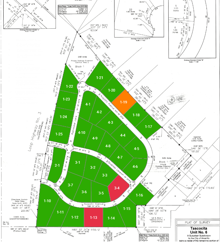 Tascocita Hills site plan