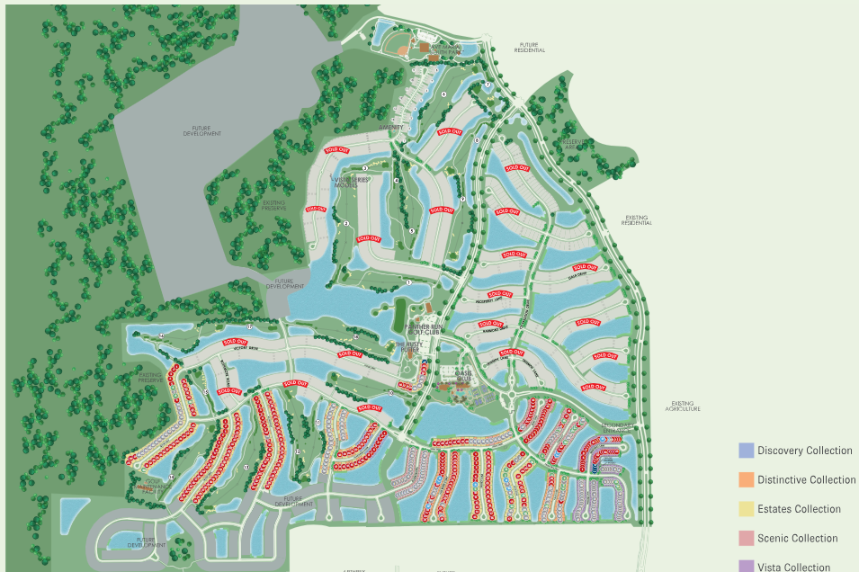 Del Webb Naples site plan